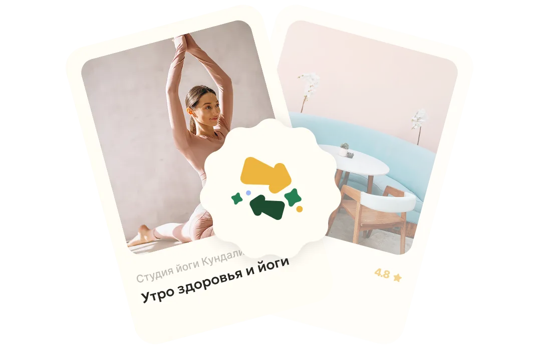 Пример коллаборации: Кафе + Йога-студия